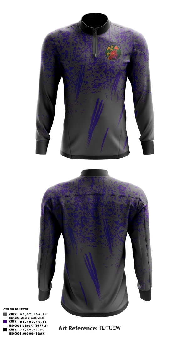 Quarter Zip Jacket, Disc golf, Golf, Teamtime, Team time, sublimation, custom sports apparel, team uniforms, spirit wear, spiritwear, sports uniforms, custom shirts, team store, custom team store, fundraiser sports, apparel fundraiser