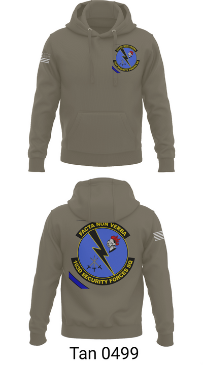 103d SECURITY FORCES SQUADRON 19845829 Hoodie - 78