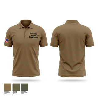 Short Sleeve Performance Polo, Falkville Police Department, Police, Teamtime, Team time, sublimation, custom sports apparel, team uniforms, spirit wear, spiritwear, sports uniforms, custom shirts, team store, custom team store, fundraiser sports, apparel fundraiser