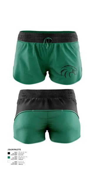 Womens Shorts, NSU Riverhawks Football, , Teamtime, Team time, sublimation, custom sports apparel, team uniforms, spirit wear, spiritwear, sports uniforms, custom shirts, team store, custom team store, fundraiser sports, apparel fundraiser