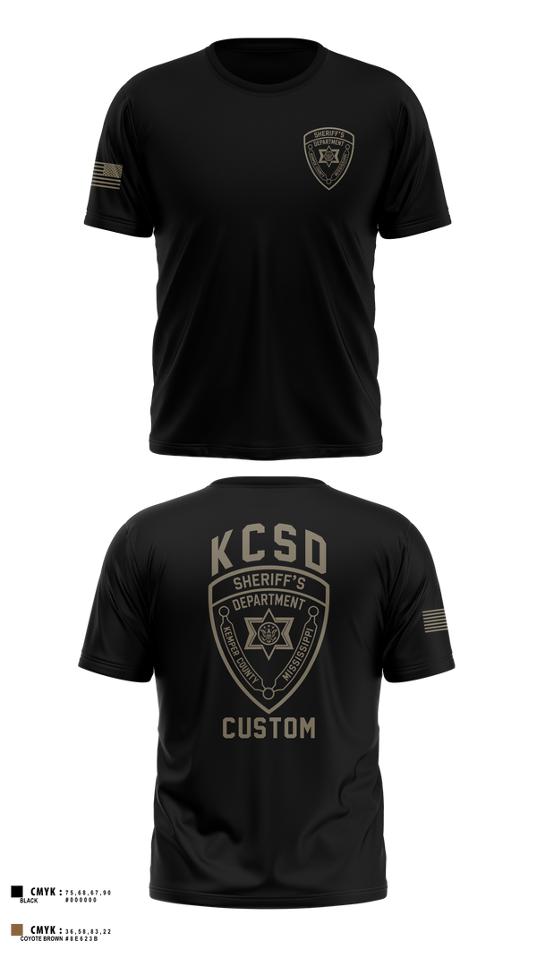 Short Sleeve Performance Shirt, Kemper County Sheriff’s Office, Police, Teamtime, Team time, sublimation, custom sports apparel, team uniforms, spirit wear, spiritwear, sports uniforms, custom shirts, team store, custom team store, fundraiser sports, apparel fundraiser