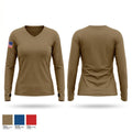 Detachment 490 79827097 Women's Long Sleeve V-neck Shirt - 1