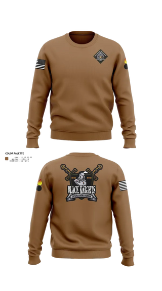 Crew Neck Sweatshirt, B Co 832nd OD BN, , Teamtime, Team time, sublimation, custom sports apparel, team uniforms, spirit wear, spiritwear, sports uniforms, custom shirts, team store, custom team store, fundraiser sports, apparel fundraiser