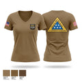 ARNGNMMFH Women's Short Sleeve V-neck Shirt - 1