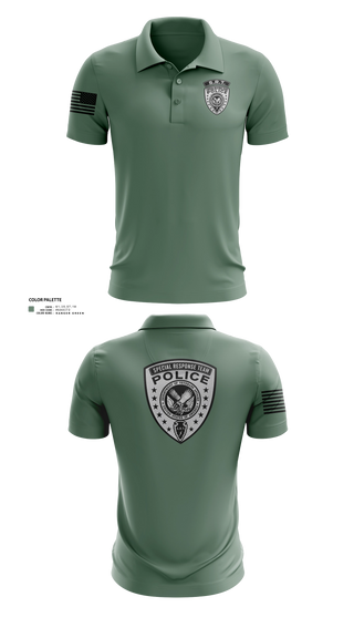 Short Sleeve Performance Polo, Veterans Affairs Police Special Response Team, Police, Teamtime, Team time, sublimation, custom sports apparel, team uniforms, spirit wear, spiritwear, sports uniforms, custom shirts, team store, custom team store, fundraiser sports, apparel fundraiser