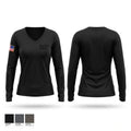 Warrant squad Women's Long Sleeve V-neck Shirt - 1