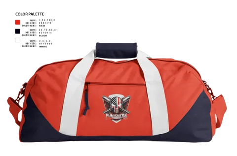 Duffle Bag, Punishers, Softball, Teamtime, Team time, sublimation, custom sports apparel, team uniforms, spirit wear, spiritwear, sports uniforms, custom shirts, team store, custom team store, fundraiser sports, apparel fundraiser