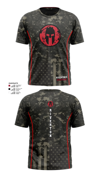 Short Sleeve Performance Shirt, Riverton Middle School Wrestling, Wrestling, Teamtime, Team time, sublimation, custom sports apparel, team uniforms, spirit wear, spiritwear, sports uniforms, custom shirts, team store, custom team store, fundraiser sports, apparel fundraiser