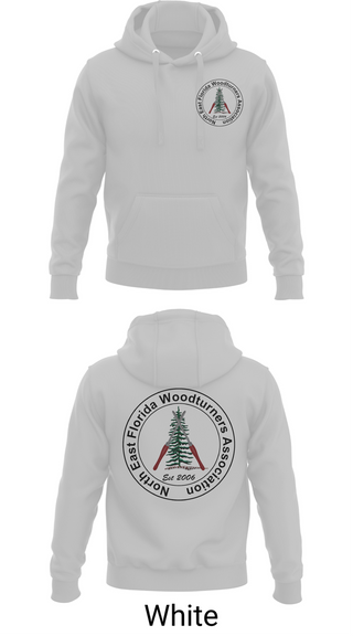 Hoodie, Northeast Florida Woodturning Association, , Teamtime, Team time, sublimation, custom sports apparel, team uniforms, spirit wear, spiritwear, sports uniforms, custom shirts, team store, custom team store, fundraiser sports, apparel fundraiser