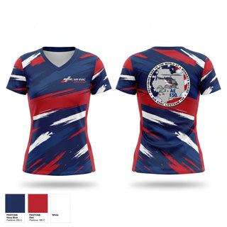Womens Short Sleeve Vneck Shirt, Air Evac, , Teamtime, Team time, sublimation, custom sports apparel, team uniforms, spirit wear, spiritwear, sports uniforms, custom shirts, team store, custom team store, fundraiser sports, apparel fundraiser