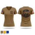 Pinoy Soldiers USA Women's Short Sleeve V-neck Shirt - 1