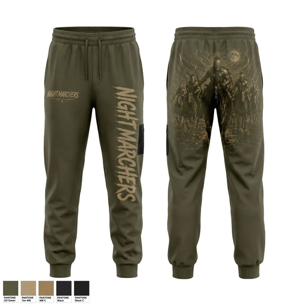 Sweatpants, 3rd platoon Nightmarchers, Army, Teamtime, Team time, sublimation, custom sports apparel, team uniforms, spirit wear, spiritwear, sports uniforms, custom shirts, team store, custom team store, fundraiser sports, apparel fundraiser
