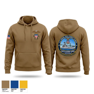 Hoodie, U.S. Naval Sea Cadet Corps Battleship Iowa Division, Navy, Teamtime, Team time, sublimation, custom sports apparel, team uniforms, spirit wear, spiritwear, sports uniforms, custom shirts, team store, custom team store, fundraiser sports, apparel fundraiser