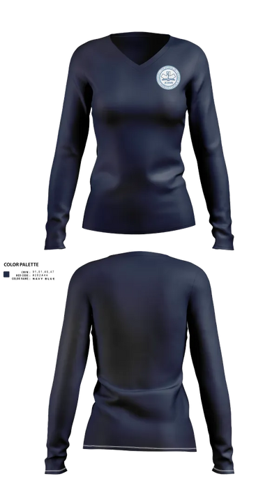 Journal of Collegiate Emergency Medical Services 37565765 Women's Long Sleeve V-neck Shirt - 21