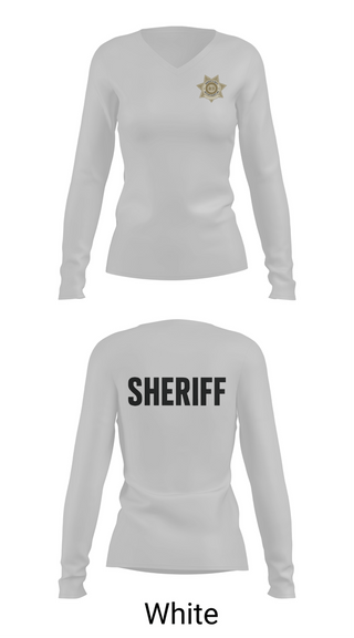 Womens Long Sleeve Vneck Shirt, Butler County Sheriff’s Department, Police, Teamtime, Team time, sublimation, custom sports apparel, team uniforms, spirit wear, spiritwear, sports uniforms, custom shirts, team store, custom team store, fundraiser sports, apparel fundraiser