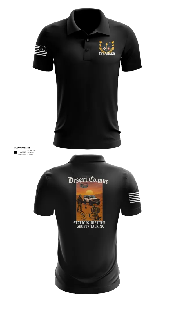 Short Sleeve Performance Polo, Task Force Bataan, , Teamtime, Team time, sublimation, custom sports apparel, team uniforms, spirit wear, spiritwear, sports uniforms, custom shirts, team store, custom team store, fundraiser sports, apparel fundraiser