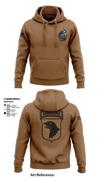Hoodie, 2nd Flt Platoon, B/101 Avn Regt, 101st ABN DIV, , Teamtime, Team time, sublimation, custom sports apparel, team uniforms, spirit wear, spiritwear, sports uniforms, custom shirts, team store, custom team store, fundraiser sports, apparel fundraiser