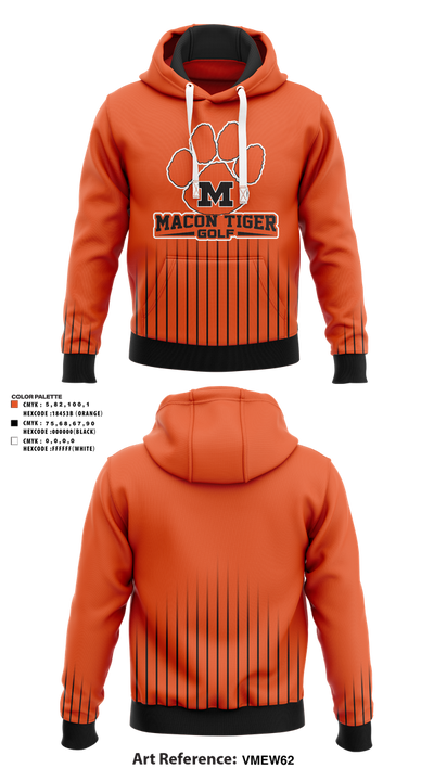 Macon Tiger Golf 16670206 Hoodie - 1