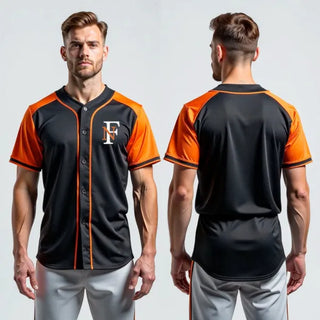 Full Button Baseball Jersey, Nebraska Force, Softball, Teamtime, Team time, sublimation, custom sports apparel, team uniforms, spirit wear, spiritwear, sports uniforms, custom shirts, team store, custom team store, fundraiser sports, apparel fundraiser
