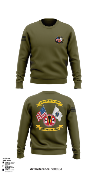 Crew Neck Sweatshirt, HHC 151st RSG, Army, Teamtime, Team time, sublimation, custom sports apparel, team uniforms, spirit wear, spiritwear, sports uniforms, custom shirts, team store, custom team store, fundraiser sports, apparel fundraiser