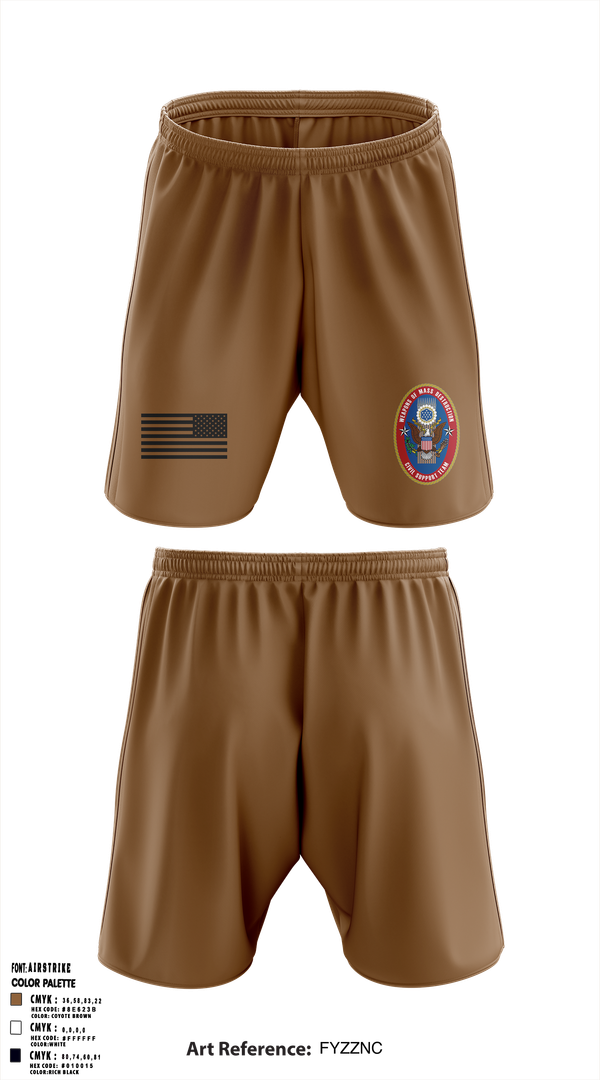 Athletic Shorts With Pockets, 31st Civil Support Team, , Teamtime, Team time, sublimation, custom sports apparel, team uniforms, spirit wear, spiritwear, sports uniforms, custom shirts, team store, custom team store, fundraiser sports, apparel fundraiser