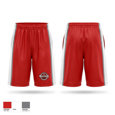 Laingsburg Wolfpack Mens Basketball Shorts - 3