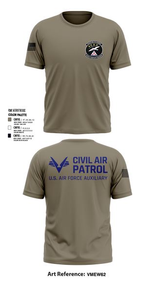 Old School Cotton Feel Shirt, VFW Post 8191Patrick Composite Squadron, Air Force, Teamtime, Team time, sublimation, custom sports apparel, team uniforms, spirit wear, spiritwear, sports uniforms, custom shirts, team store, custom team store, fundraiser sports, apparel fundraiser