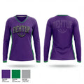 NextUp 92185877 Women's Long Sleeve V-neck Shirt - 1