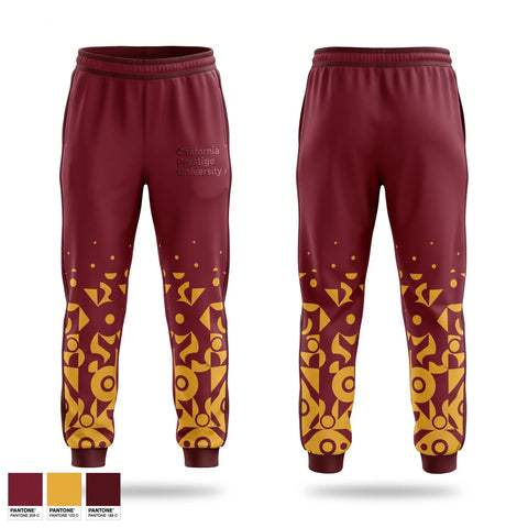 Sweatpants, California Prestige University, Baseball, Teamtime, Team time, sublimation, custom sports apparel, team uniforms, spirit wear, spiritwear, sports uniforms, custom shirts, team store, custom team store, fundraiser sports, apparel fundraiser
