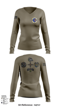 49 LRS 45373346 Women's Long Sleeve V-neck Shirt - 101