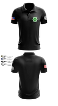 Tinker Fire Department Station 4 Long Sleeve Performance Polo - 100