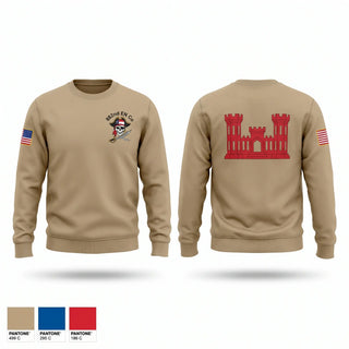 Crew Neck Sweatshirt, 882nd EVCC, National Guard, Teamtime, Team time, sublimation, custom sports apparel, team uniforms, spirit wear, spiritwear, sports uniforms, custom shirts, team store, custom team store, fundraiser sports, apparel fundraiser