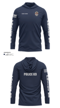 St George Police K9 5470782 Long Sleeve Hooded Sun Shirt - 40