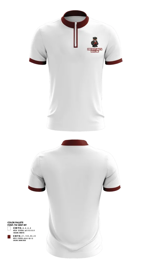 Short Sleeve Quarter Zip Jacket, Knockout Mafia, Bowling, Teamtime, Team time, sublimation, custom sports apparel, team uniforms, spirit wear, spiritwear, sports uniforms, custom shirts, team store, custom team store, fundraiser sports, apparel fundraiser