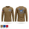 AFJROTC CA-20001 47942889 Long Sleeve Performance Shirt - 1