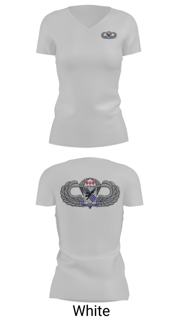 Womens Short Sleeve Vneck Shirt, 1-505th PIR 82nd airborne, Army, Teamtime, Team time, sublimation, custom sports apparel, team uniforms, spirit wear, spiritwear, sports uniforms, custom shirts, team store, custom team store, fundraiser sports, apparel fundraiser