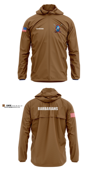 Windbreaker, Libertyville Army Recruiting Company, Army, Teamtime, Team time, sublimation, custom sports apparel, team uniforms, spirit wear, spiritwear, sports uniforms, custom shirts, team store, custom team store, fundraiser sports, apparel fundraiser