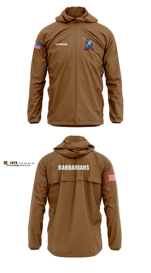 Windbreaker, Libertyville Army Recruiting Company, Army, Teamtime, Team time, sublimation, custom sports apparel, team uniforms, spirit wear, spiritwear, sports uniforms, custom shirts, team store, custom team store, fundraiser sports, apparel fundraiser