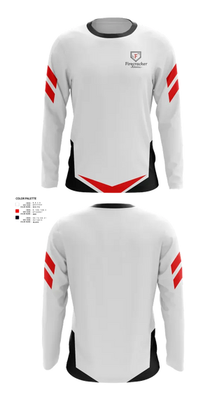 Long Sleeve Performance Shirt, Firecracker Athletics, Softball, Teamtime, Team time, sublimation, custom sports apparel, team uniforms, spirit wear, spiritwear, sports uniforms, custom shirts, team store, custom team store, fundraiser sports, apparel fundraiser