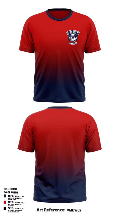 American Bulldogs 59810348 Short Sleeve Performance Shirt - 4