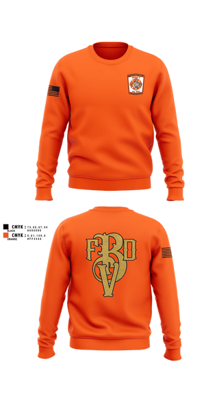 Crew Neck Sweatshirt, Baptist Valley Volunteer Fire Department, Fire Department, Teamtime, Team time, sublimation, custom sports apparel, team uniforms, spirit wear, spiritwear, sports uniforms, custom shirts, team store, custom team store, fundraiser sports, apparel fundraiser