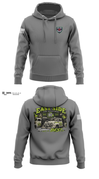 Hoodie, East Side Fire Department (Belleville), Fire Department, Teamtime, Team time, sublimation, custom sports apparel, team uniforms, spirit wear, spiritwear, sports uniforms, custom shirts, team store, custom team store, fundraiser sports, apparel fundraiser