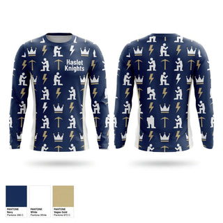 Long Sleeve Performance Shirt, Haslet Knights, Baseball, Teamtime, Team time, sublimation, custom sports apparel, team uniforms, spirit wear, spiritwear, sports uniforms, custom shirts, team store, custom team store, fundraiser sports, apparel fundraiser