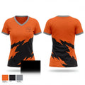 Honaker Tigers 66302356 Women's Short Sleeve V-neck Shirt - 1