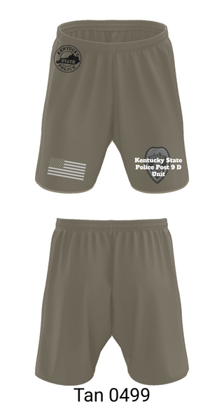 Athletic Shorts With Pockets, Kentucky State Police Post 9 D Unit, Police, Teamtime, Team time, sublimation, custom sports apparel, team uniforms, spirit wear, spiritwear, sports uniforms, custom shirts, team store, custom team store, fundraiser sports, apparel fundraiser