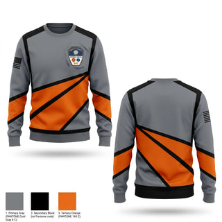 Crew Neck Sweatshirt, Forsyth County Emergency Services, EMS/EMT, Teamtime, Team time, sublimation, custom sports apparel, team uniforms, spirit wear, spiritwear, sports uniforms, custom shirts, team store, custom team store, fundraiser sports, apparel fundraiser