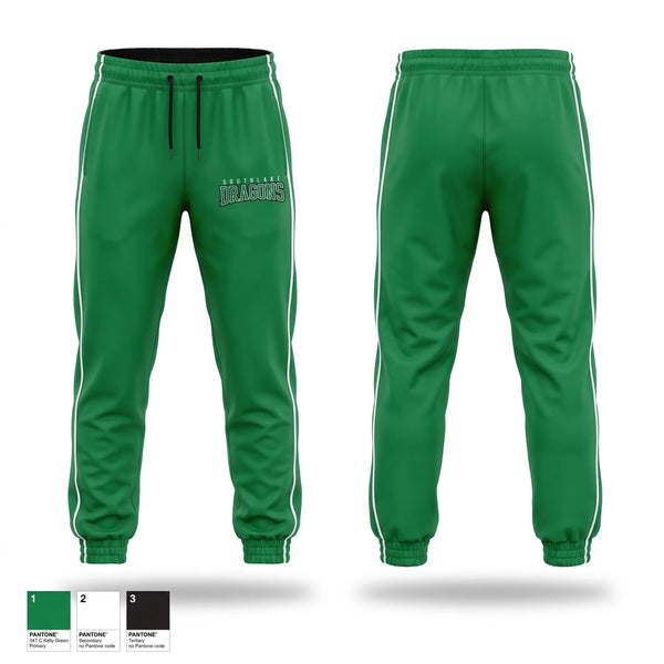 Sweatpants, Dragons, Baseball, Teamtime, Team time, sublimation, custom sports apparel, team uniforms, spirit wear, spiritwear, sports uniforms, custom shirts, team store, custom team store, fundraiser sports, apparel fundraiser