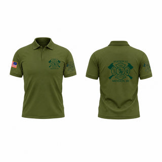 Short Sleeve Performance Polo, Mendon Fire, Fire Department, Teamtime, Team time, sublimation, custom sports apparel, team uniforms, spirit wear, spiritwear, sports uniforms, custom shirts, team store, custom team store, fundraiser sports, apparel fundraiser
