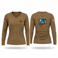 651st HMOD Women's Long Sleeve V-neck Shirt - 1