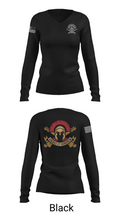 Charlie BTRY 2-114th FA 81101769 Women's Long Sleeve V-neck Shirt - 35